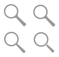 Wall Mural - search loop magnifier icon. search icon.