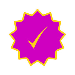 Poster - Vector illustration of a tick