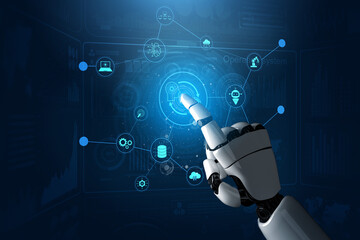 Poster - AI enables collaborative intelligence by linking robotics, machine learning, and data systems to automate operations and improve real-time decision-making. Vouch