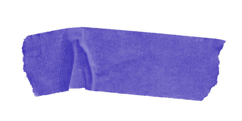 Poster - A solid blue rectangular shape isolated against a stark black background in a simple composition