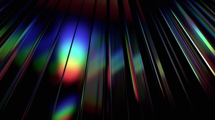 Leinwandbilder - Abstract animation, iridescent background, 4k seamless looped video, 3d render