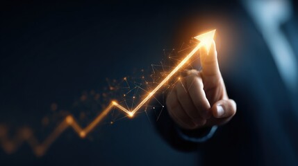 Poster - Ascendancy:  A Visual Representation of Growth and Progress in Business and Finance