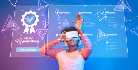 Poster - Explore the integration of modern technology in quality management systems, emphasizing client satisfaction and assurance through innovative virtual reality solutions. XDMCP