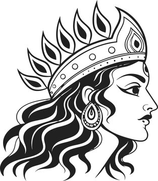Stylized black and white graphic illustration featuring a design element possibly a character or object rendered in a graphic style incorporating Helvetica and Courier fonts