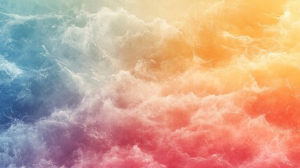Fototapete - Soft pastel gradient wave digital texture