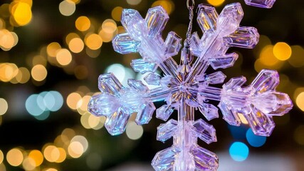 Poster - A unique snowflorer creating intricate snowflakes in a winter wonderland of glimmering white snow