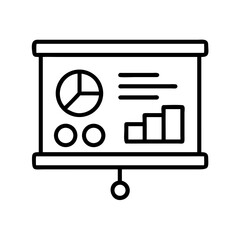 Poster - Presentation chart business report data analysis graph statistics pie chart bar chart diagram infographic on transparent background