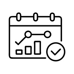 Poster - Calendar schedule planning event appointment date time management task organizer reminder agenda 2024 on transparent background