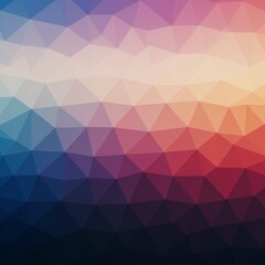 Poster - Geometric Rainbow: A captivating display of geometric shapes and vibrant colors, creating an abstract and artistic visual that evokes creativity and style.