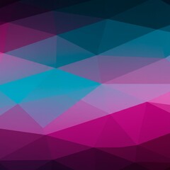 Poster - Abstract Geometric Design: A mesmerizing display of geometric shapes and vibrant color palettes, showcasing the beauty of abstract design and its applications.