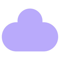 Fototapete - raincloud in bright neon color