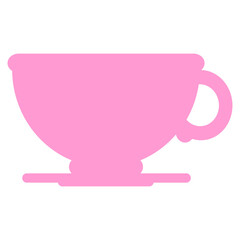 Fototapete - cup of coffee in bright neon color