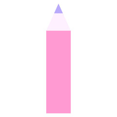 Fototapete - pencil in bright neon color
