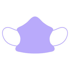 Fototapete - Mask in bright neon color