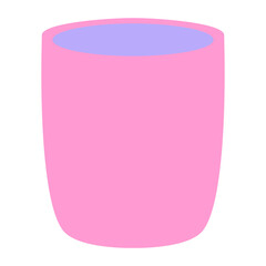Fototapete - vase in bright neon color