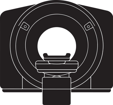 Diagnostic CT Machine Silhouette Design for Medical Use