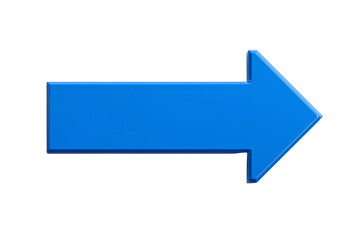 Wall Mural - A blue arrow pointing to the right