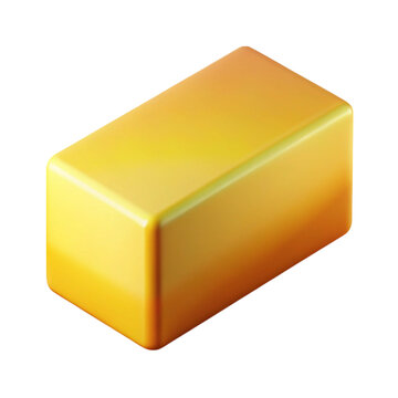 Shiny 3d rendered gold bar isolated on a black background for financial and wealth concepts.