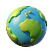 © PNGHut - 3d cartoon earth isolated on transparent background