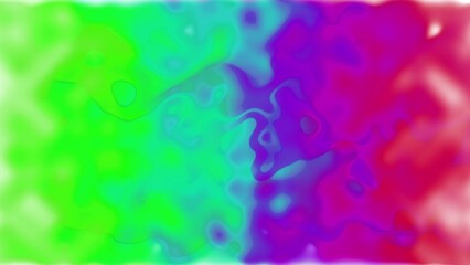 Leinwandbilder - Vibrant gradient flowing liquid background with smooth transitions of green blue purple and pink colors