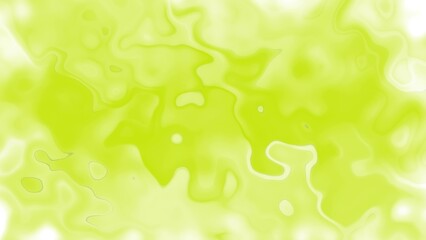 Leinwandbilder - Abstract flowing liquid light green and white background with soft smooth curves and gradients