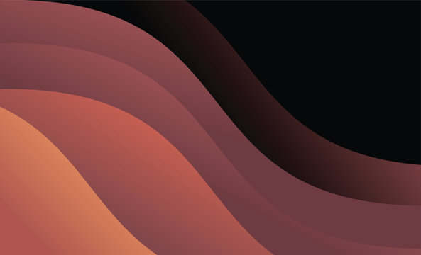 Colorful abstract wavy shape gradient design vector  Minimalist posters, cover, wall arts with colorful geometric shapes and liquid color. Modern wallpaper design for presentation and sale background.