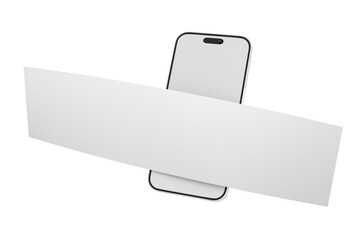 Wall Mural - 3d smartphone and social media 4 items carousel feed post mockup isolated on background. social fram
