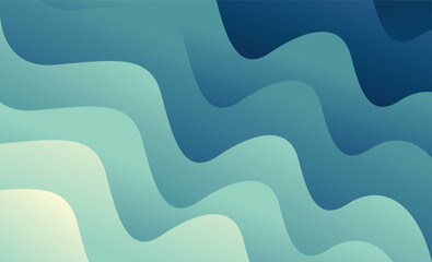 Fototapete - Colorful abstract wavy shape gradient design vector  Minimalist posters, cover, wall arts with colorful geometric shapes and liquid color. Modern wallpaper design for presentation and sale background.
