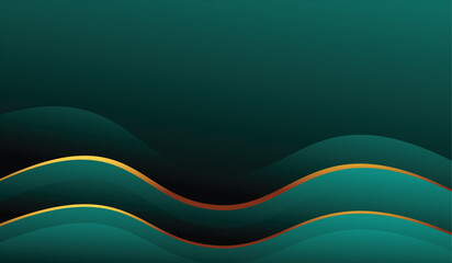 Fototapete - Colorful abstract wavy shape gradient design vector  Minimalist posters, cover, wall arts with colorful geometric shapes and liquid color. Modern wallpaper design for presentation and sale background.