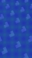 Poster - Animation of colorful kaleidoscopic structures in seamless pattern against blue background