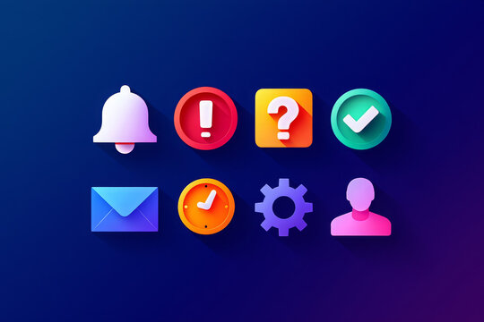 Social network icons on blue background representing online communication and media concept