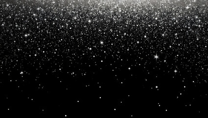 Wall Mural - glitter texture background with silver sparkles