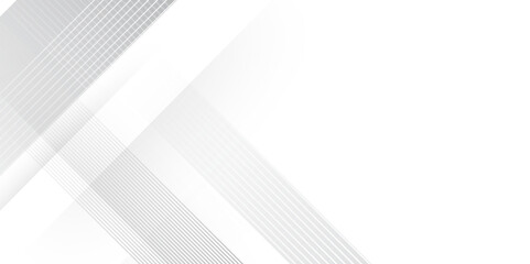 Fototapete - Abstract white and grey gradient overlay texture shiny line background. Modern elegant stylish background with creative design and shiny lines Light gray striped abstract subtle vector background.