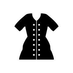 Poster - dress icon isolated sign symbol, trendy style illustration for web and app..eps