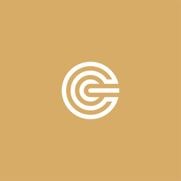 vector logo of initial C