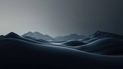Sticker - minimalistic dark digital background with a sleek, futuristic aesthetic.