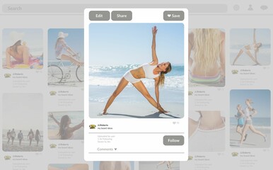 Poster - Composite image of site page