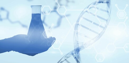 Poster - Background of Scientist working in laboratory