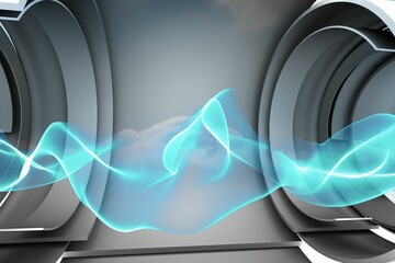Poster - Energy in a futuristic structure