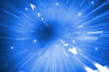 Poster - Bright futuristic arrow lines