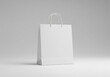 © Paylopi - Minimalist White Shopping Bag Mockup - Customizable Retail Packaging for Branding & Product Display