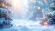 © Priscila - Magical Winter Background – High Quality Image
