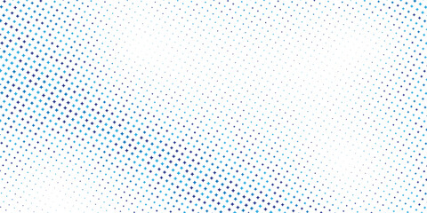 Fototapete - blue star-dotted halftone gradient texture. Repeating blue star-dotted gradient with simple design, blue abstract illustration.