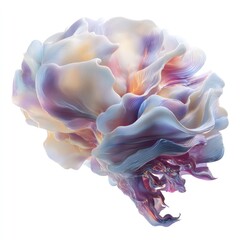 Poster - Abstract colorful 3 d fluid design