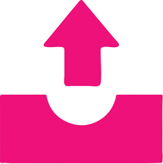 Poster - Upload Icon simple icon. Vector ICON all icon Viktor.
