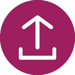 Poster - Upload Icon simple icon. Vector ICON all icon Viktor.
