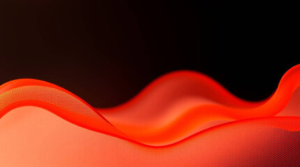 Poster - Abstract red wave background texture gradient wallpaper design graphic art illustration backdrop modern