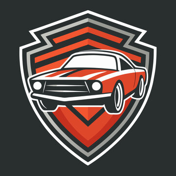 Car Logo Abstract Lines Vector. Vector illustration