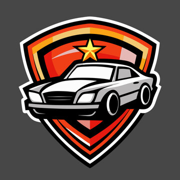 Car Logo Abstract Lines Vector. Vector illustration