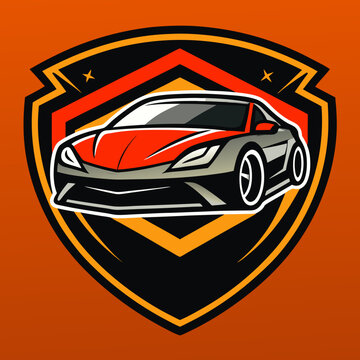 Car Logo Abstract Lines Vector. Vector illustration
